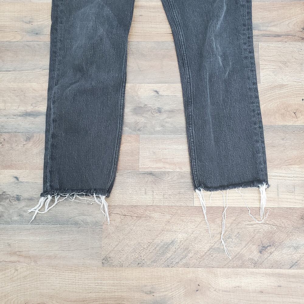 BDG Urban Outfitters Black Dillon Jeans Cut Off Skinny Jeans Size 28 - Picture 3 of 7